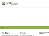 JOHN POZZA website screenshot