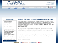 WILLIAM PRESTON website screenshot