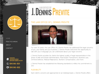 J DENNIS PREVITE website screenshot