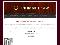 CHAD PRIMMER website screenshot