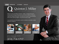 QUINTON MILLER website screenshot