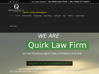 TREVOR QUIRK website screenshot