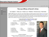 DAVID BRIEN website screenshot