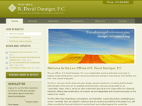R DAVID DANZIGER website screenshot