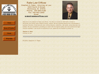 STEPHEN RABE website screenshot