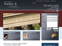 RICHARD RAILEY JR website screenshot