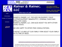 JEFFREY RAINER website screenshot