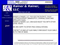 NANCY RAINER website screenshot