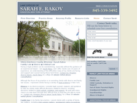 SARAH RAKOV website screenshot