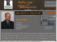 JOHN RALLS JR website screenshot