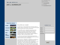 JOE RAMBOLDT website screenshot