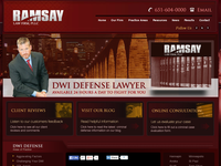 CHARLES RAMSAY website screenshot