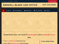 RANDALL BLAKE website screenshot