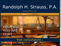 RANDOLPH STRAUSS website screenshot