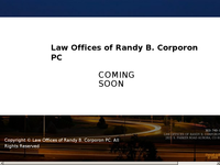 RANDY CORPORON website screenshot