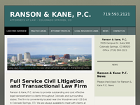 RICHARD RANSON website screenshot
