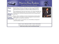 MARVIN RAY RASKIN website screenshot