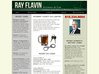 RAYMOND FLAVIN website screenshot