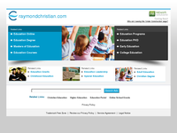 RAYMOND CHRISTIAN website screenshot
