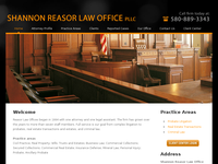 SHANNON REASOR website screenshot