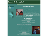 RONNIE REAVES website screenshot