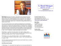 REED MORGAN website screenshot