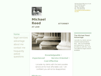 MICHAEL REED website screenshot
