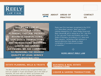 SHANE REELY website screenshot