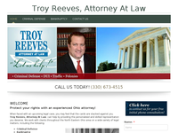 TROY REEVES website screenshot