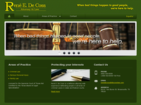 RENE DE COSS website screenshot