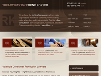 RENEE KORPER website screenshot