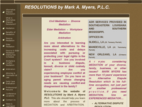 MARK MYERS website screenshot