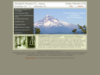 RONALD REYMIER website screenshot