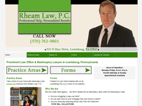 DANIEL RHEAM website screenshot