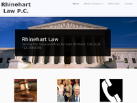 R SCOTT RHINEHART website screenshot