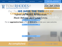 THOMAS RHODES website screenshot