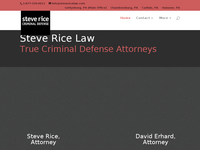 STEVE RICE website screenshot