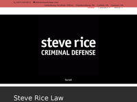 STEVE RICE website screenshot