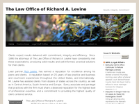 RICHARD LEVINE website screenshot