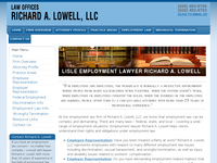 RICHARD LOWELL website screenshot