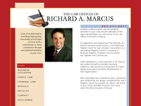 RICHARD MARCUS website screenshot