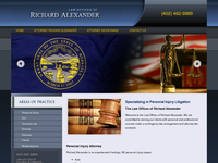 RICHARD ALEXANDER website screenshot