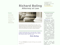 RICHARD BOLING website screenshot