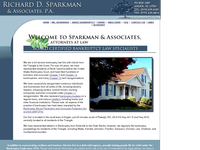 RICHARD SPARKMAN website screenshot