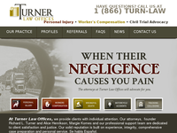 RICHARD TURNER JR website screenshot