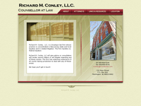 RICHARD CONLEY website screenshot