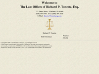 RICHARD TONETTA website screenshot