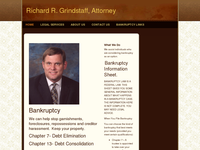 RICHARD GRINDSTAFF website screenshot