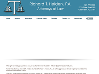 RICHARD HEIDEN website screenshot