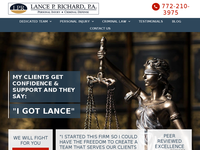 LANCE RICHARD website screenshot